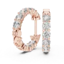 Round Sunburst Huggies Earrings.webp