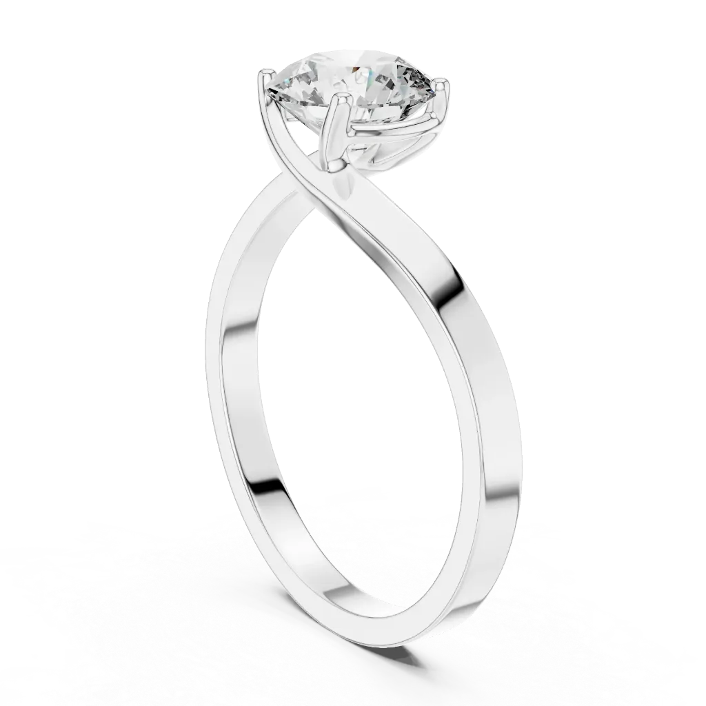 Twist Round Solitaire Ring.webp