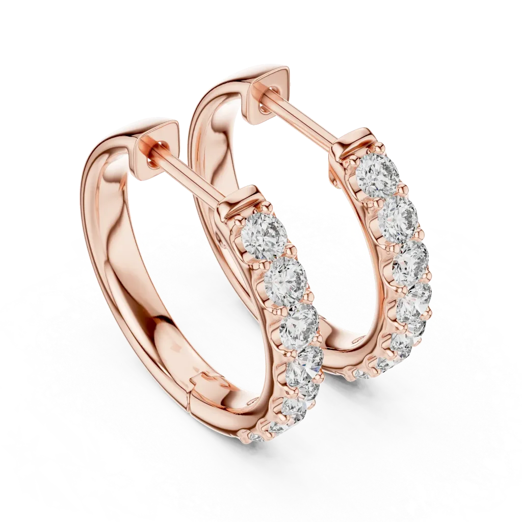 Pavé-Set Essential Huggies Earrings (1).webp