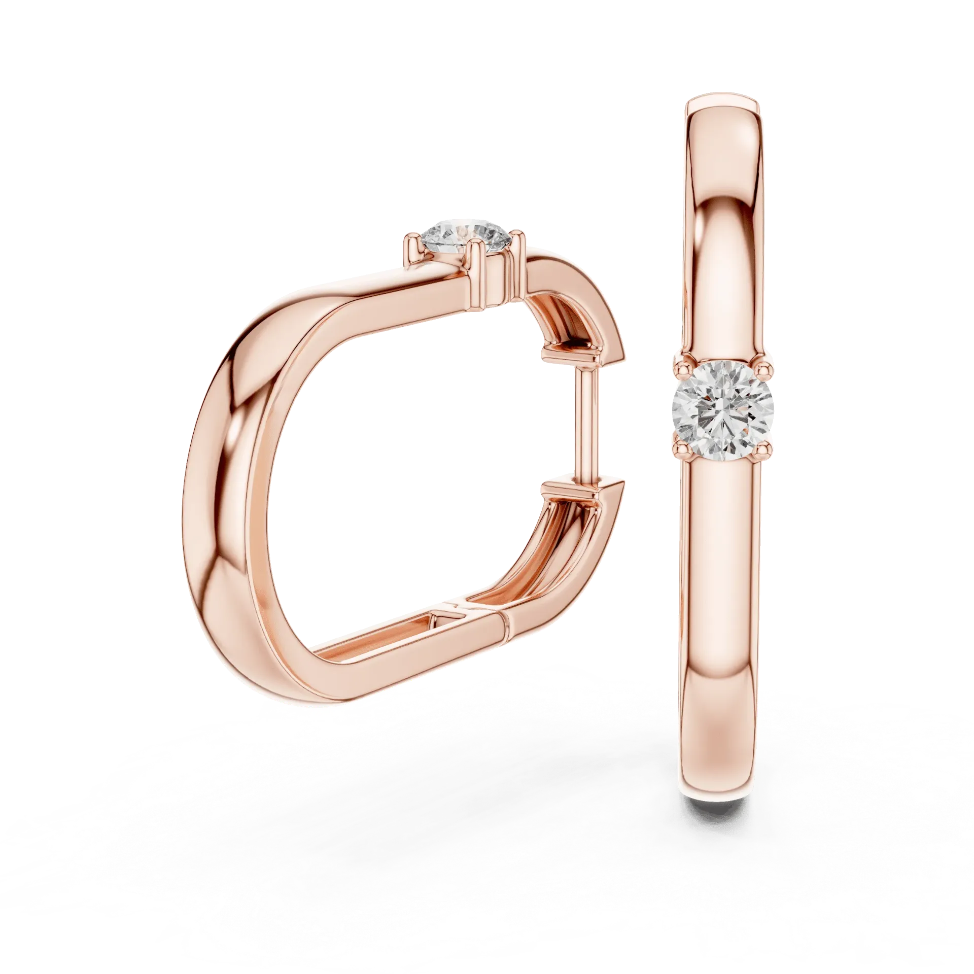 [326] Modern Pear Bezel Solitaire