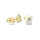 Pear Shaped Stud Earrings