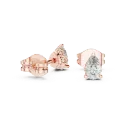 Pear Shaped Stud Earrings