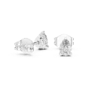 Pear Shaped Stud Earrings