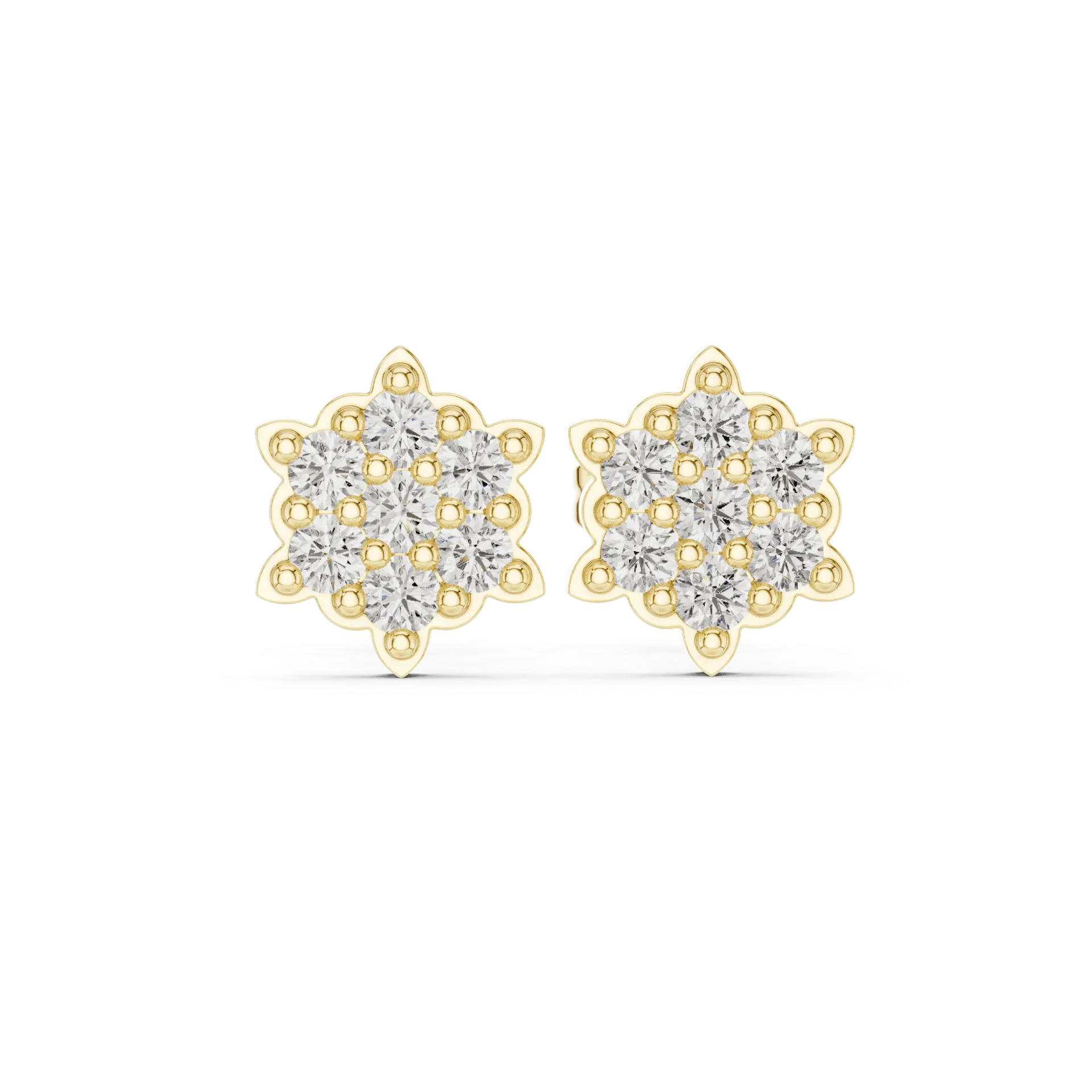 Floral Cluster Studs BYE1035