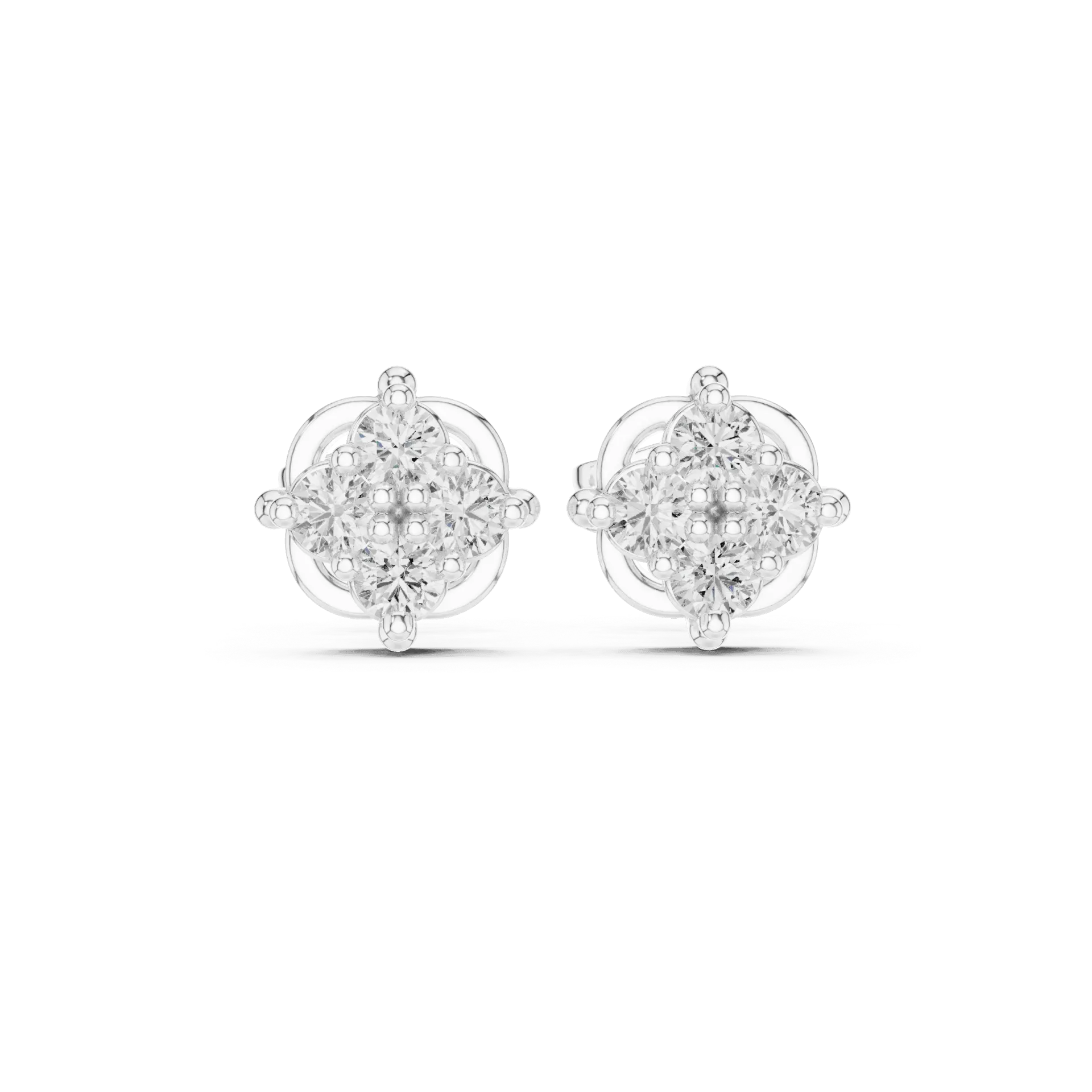 The Celestial Quad Cluster Earrings