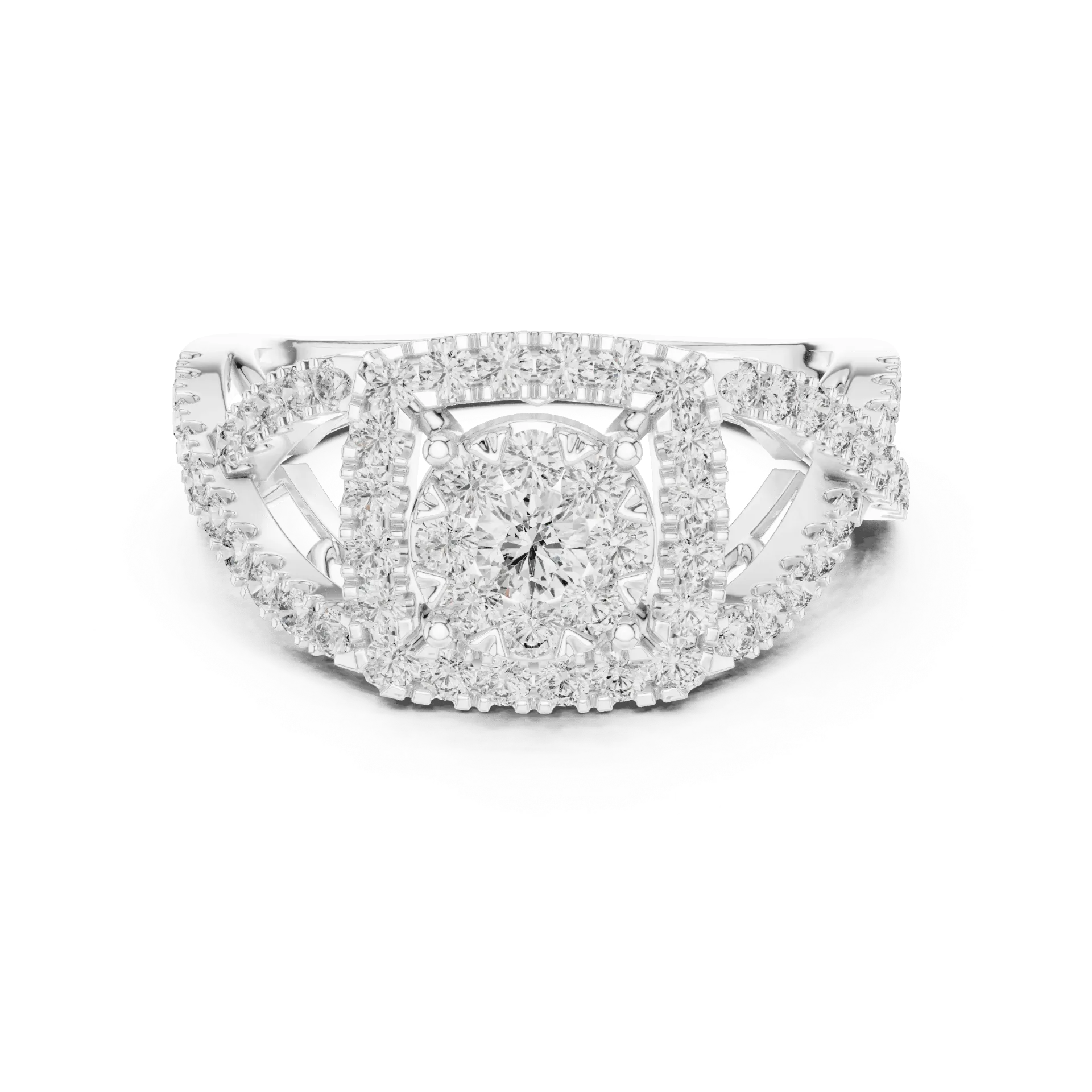 Modern Gypsy-Accent Engagement Ring