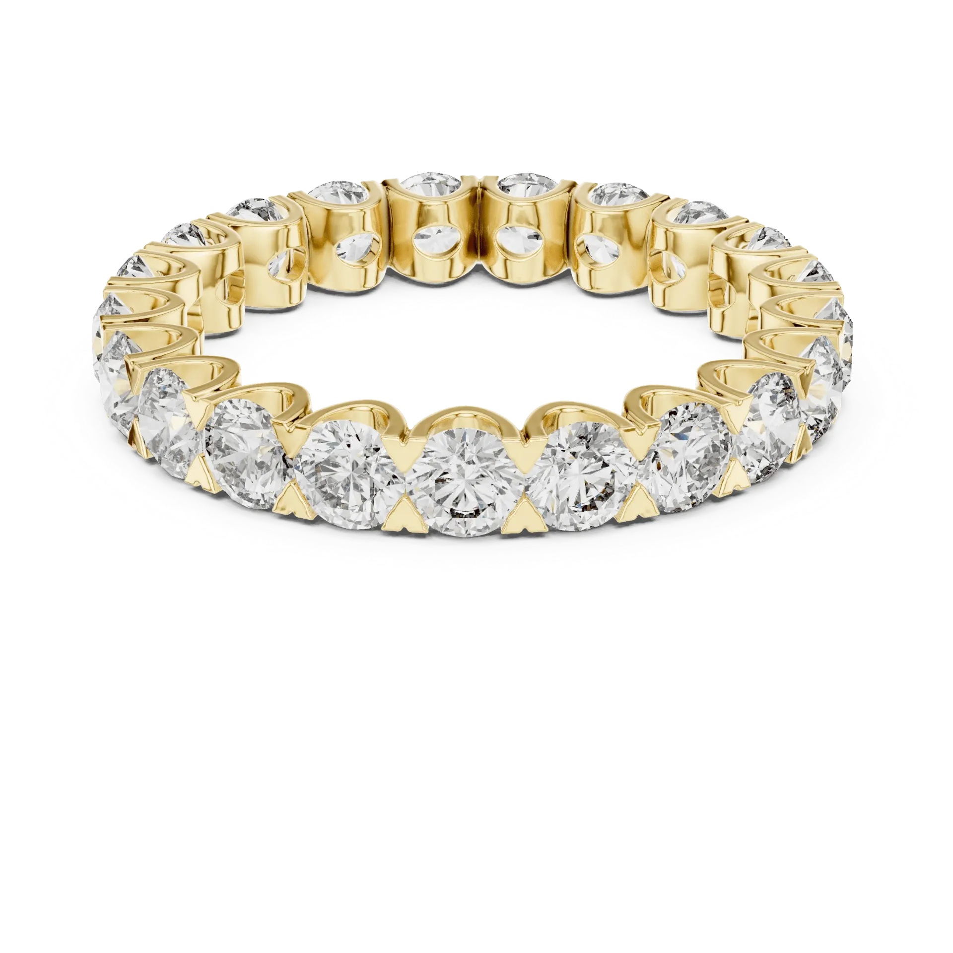 Infinite Brilliance Eternity Band (Yellow)