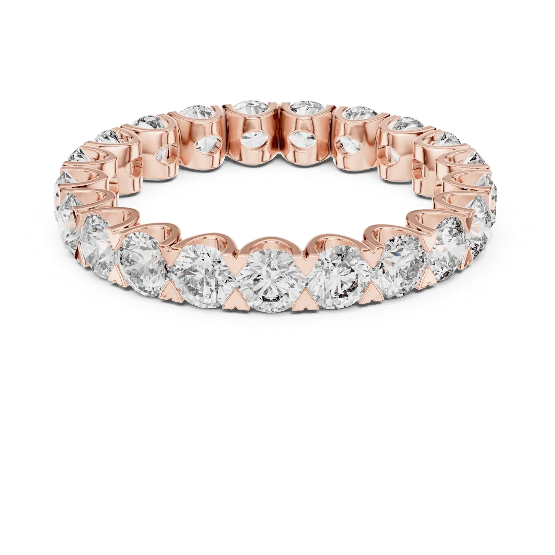 Infinite Brilliance Shared-Prong Eternity Band BYR1007