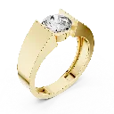 1.50ct Architectural Tension Solitaire Ring
