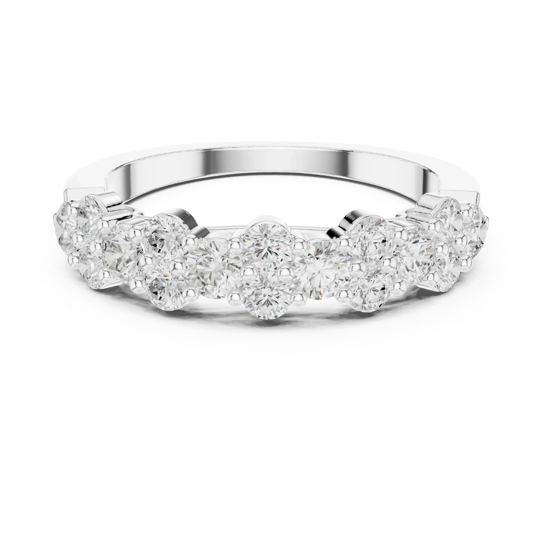 Eternal Pavé Cluster Band