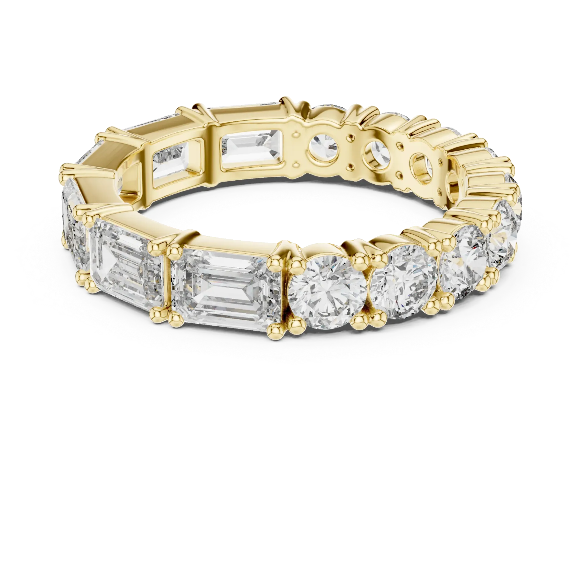 Multi-Shape Hybrid Eternity Band BYR1028
