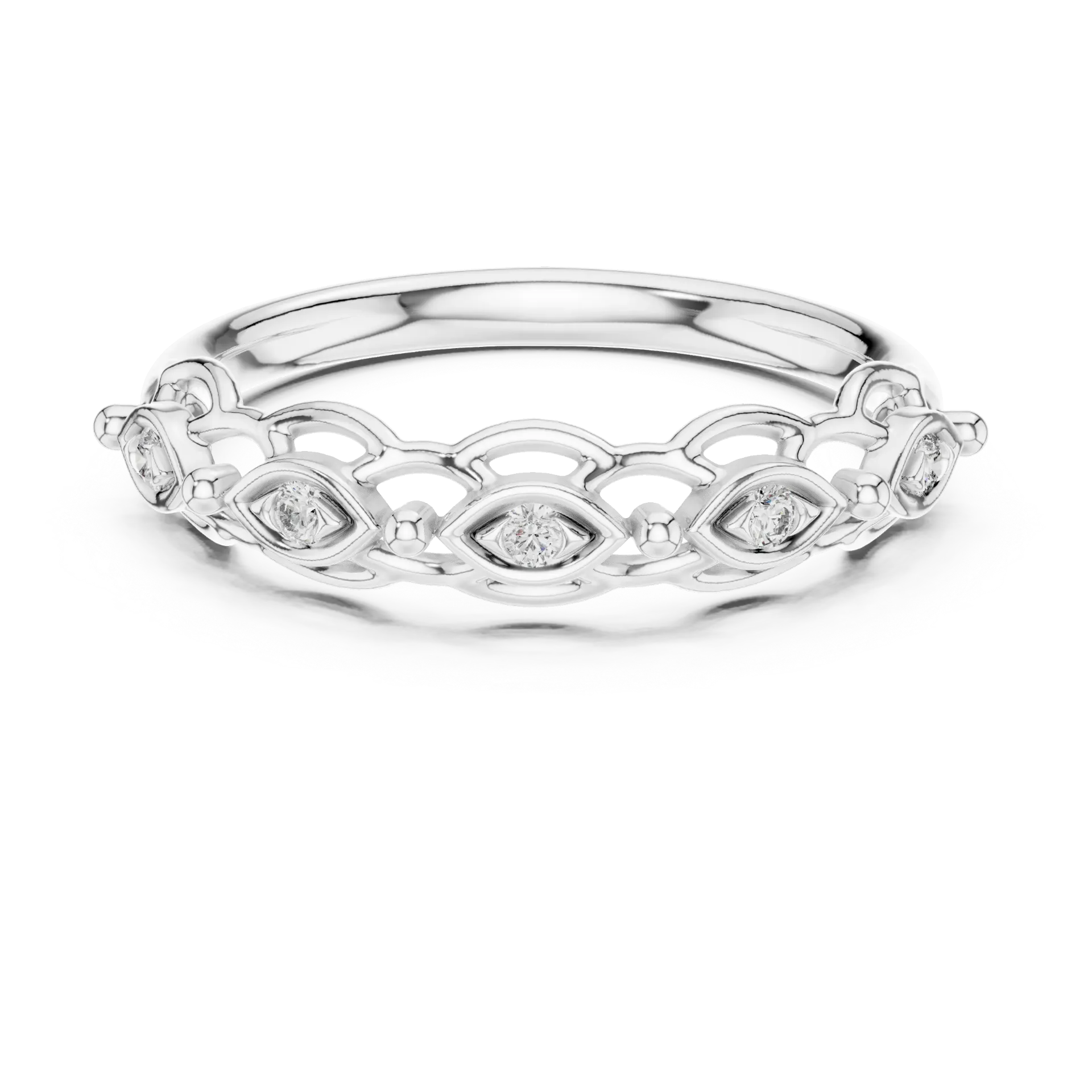 The Ethereal Marquise Lattice Ring-BYR1041