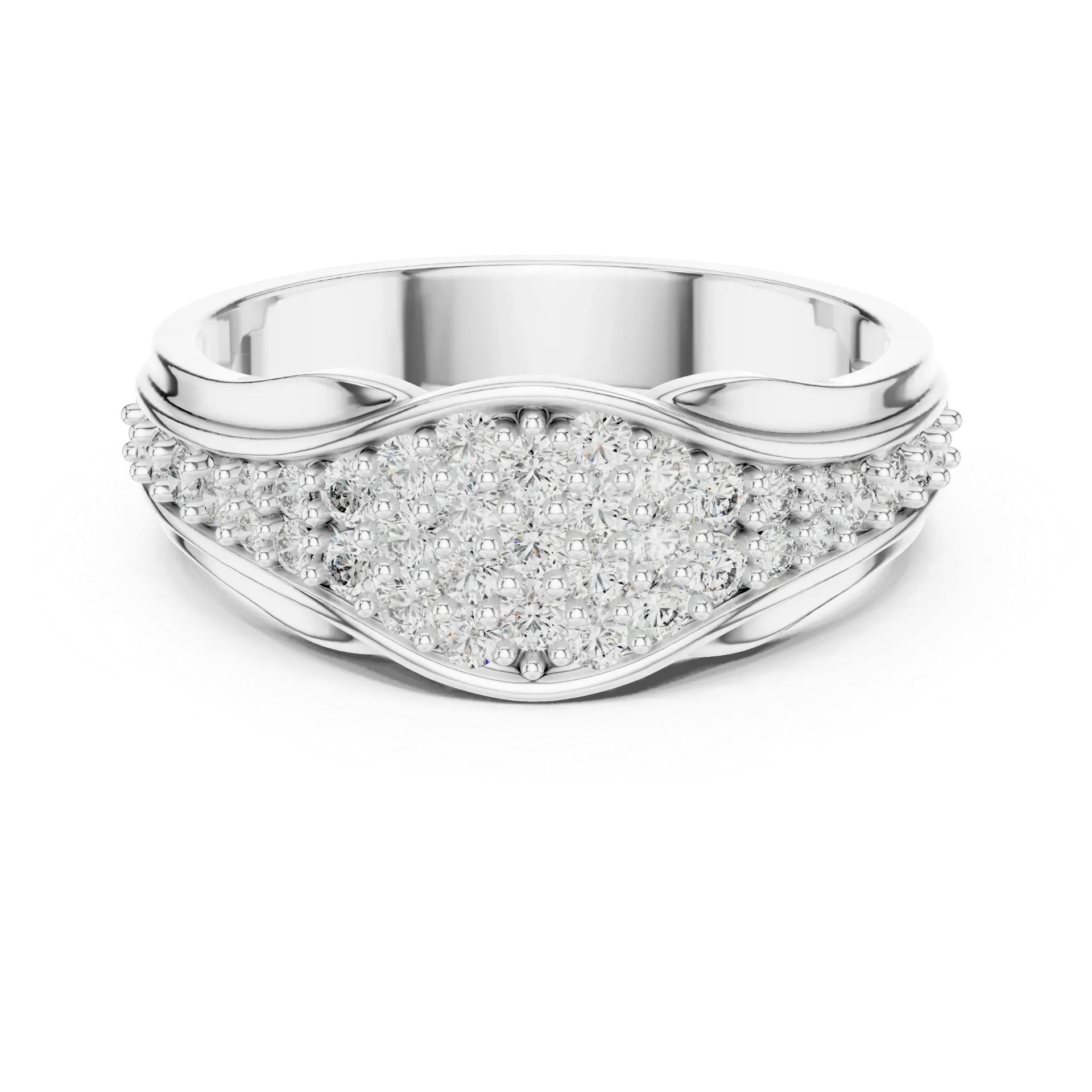 Celestial Pavé Wave Band-BYR1075