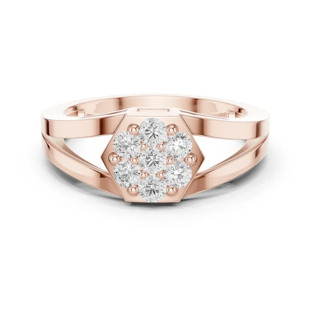 Floral Cluster Ring
