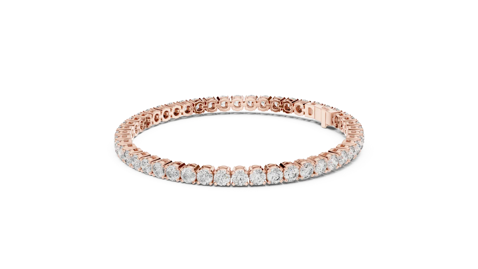 14 Pointer Classic Round Tennis Diamond Bracelet