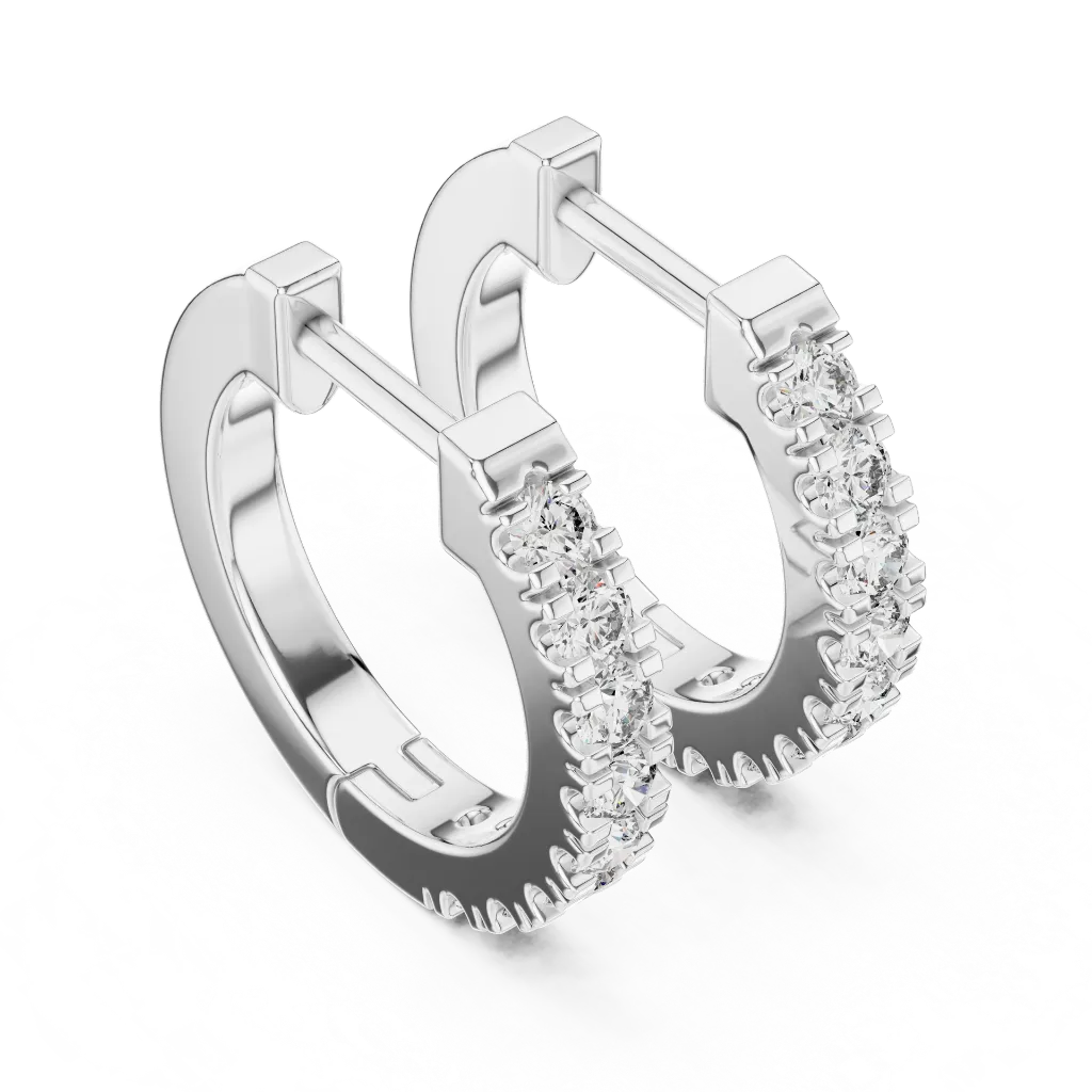 Radiant Hoop Earrings