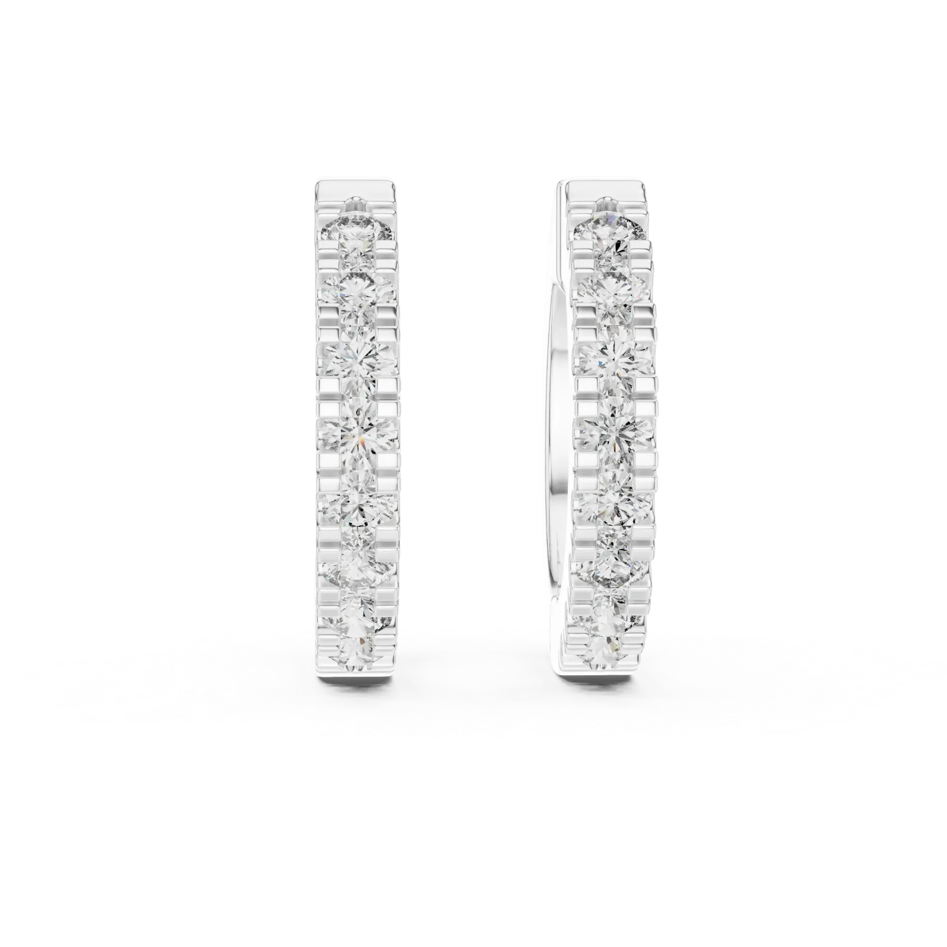 Radiant Hoop Earrings