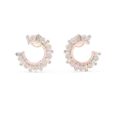 Radiant Round Halo Drop Earrings