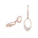 Princess Pavé Solitaire Earrings