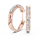 Pavé-Set Essential Huggies Earrings