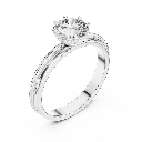 Elevated Six-Prong Solitaire Ring