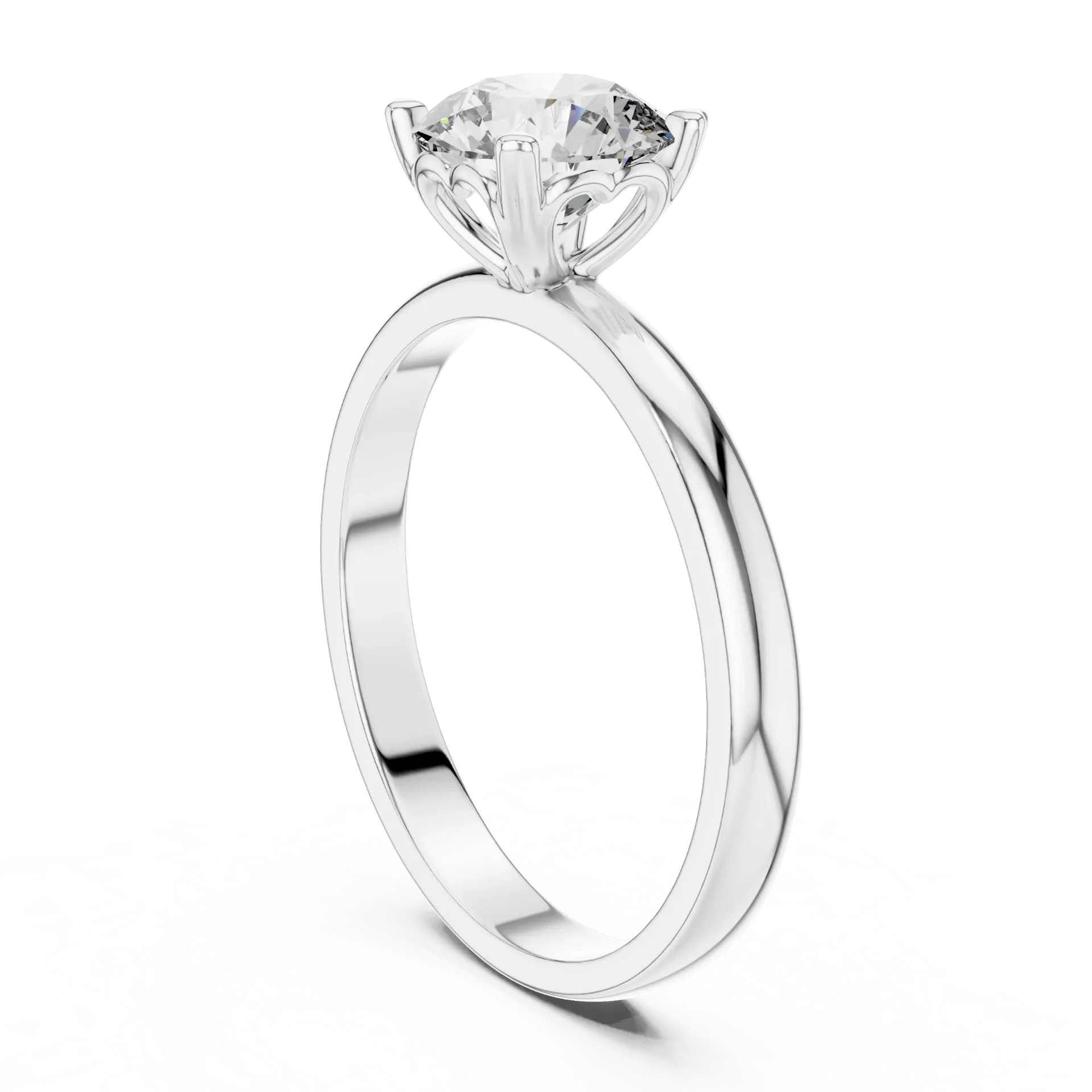 1ct Classic Round Solitaire Ring