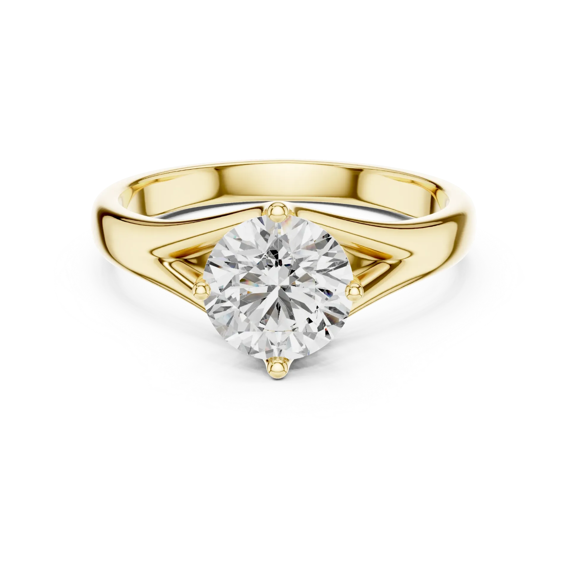 1ct Split-Shank Round Solitaire-BYR2013