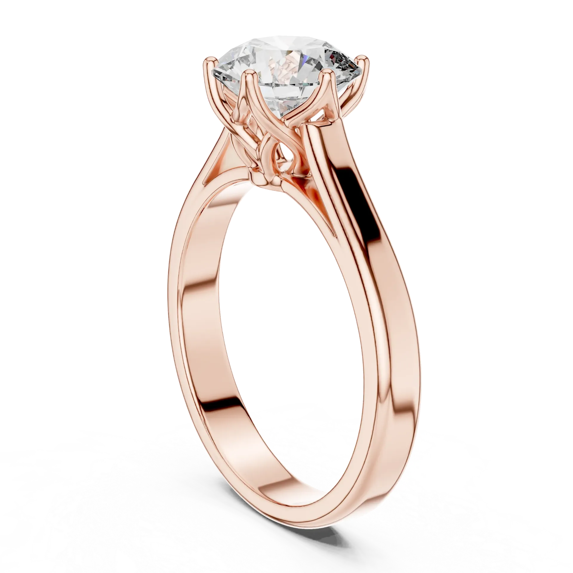 1ct Modern Emerald Bezel Solitaire