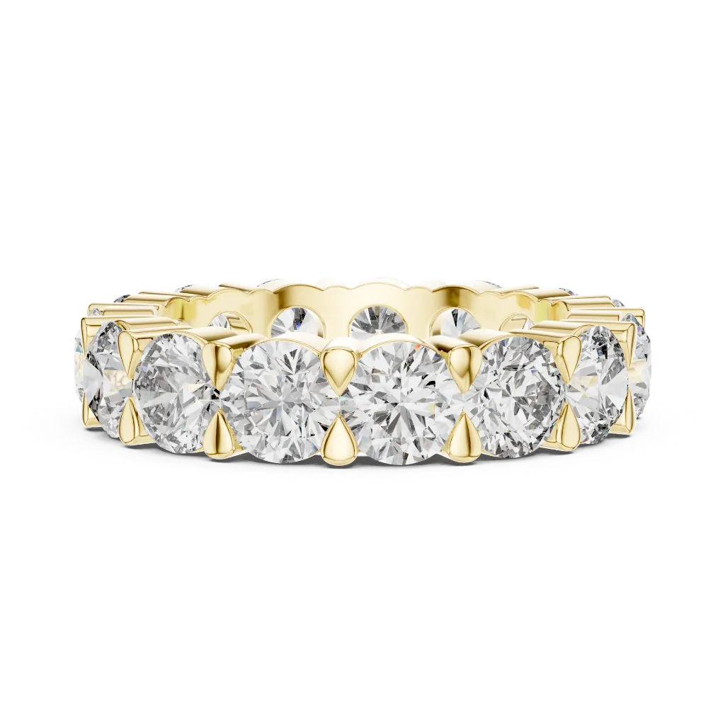 5.25ct Round Infinity Band Ring (Yellow)