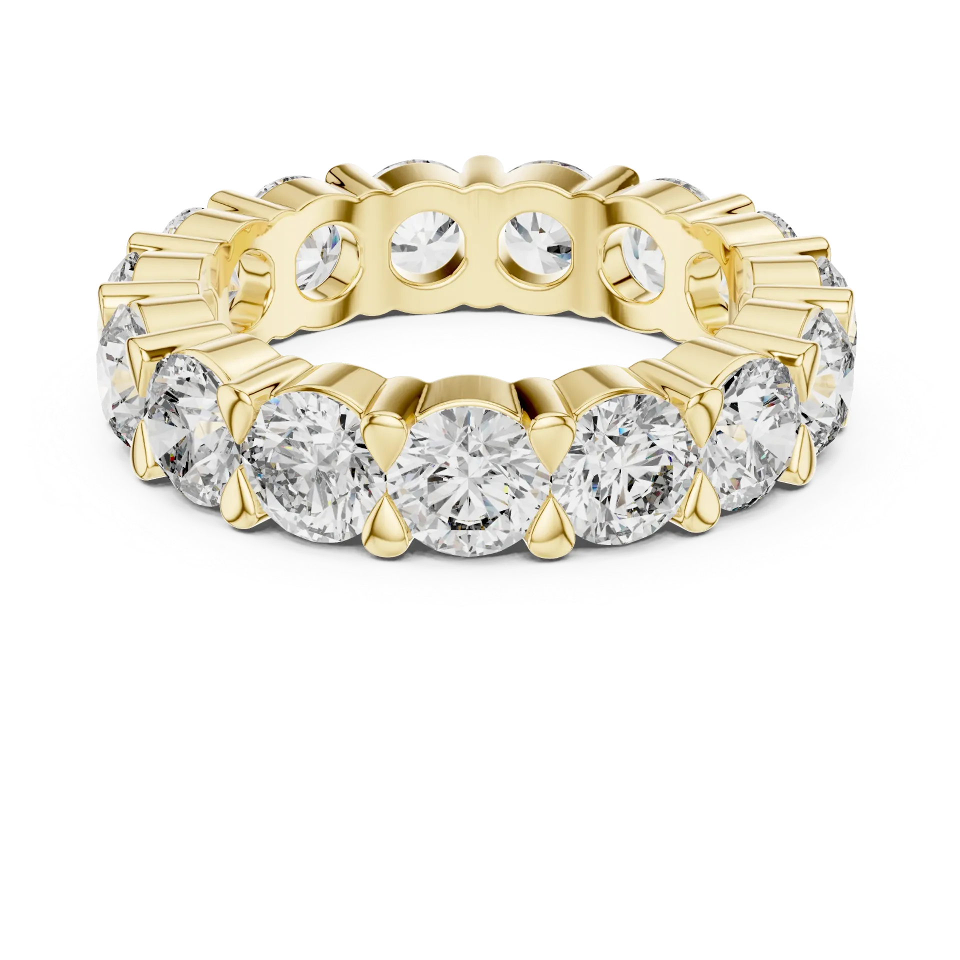 5.25ct Round Infinity Band Ring