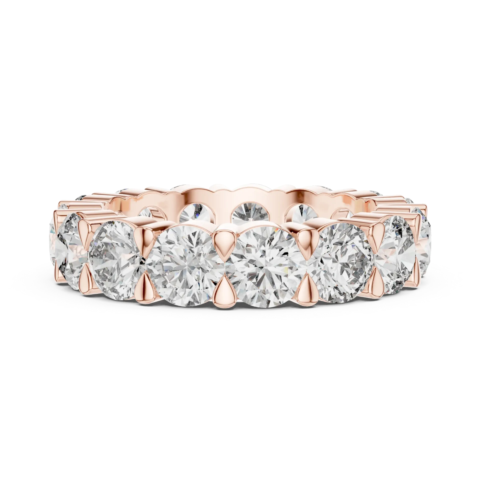 5.25ct Round Infinity Band Ring