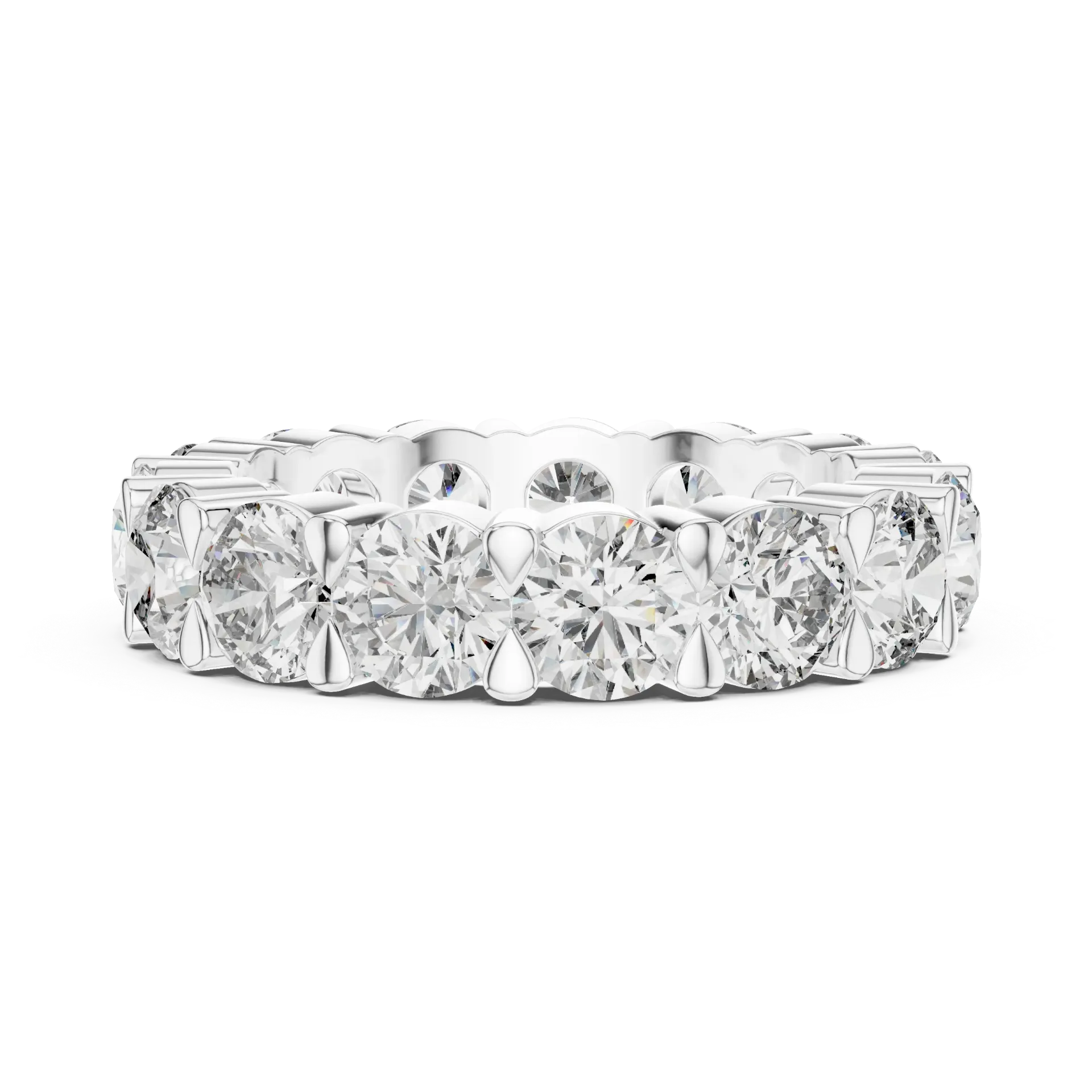 5.25ct Round Infinity Band Ring