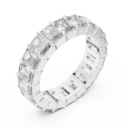 5.65ct Emerald-Cut Eternity Band