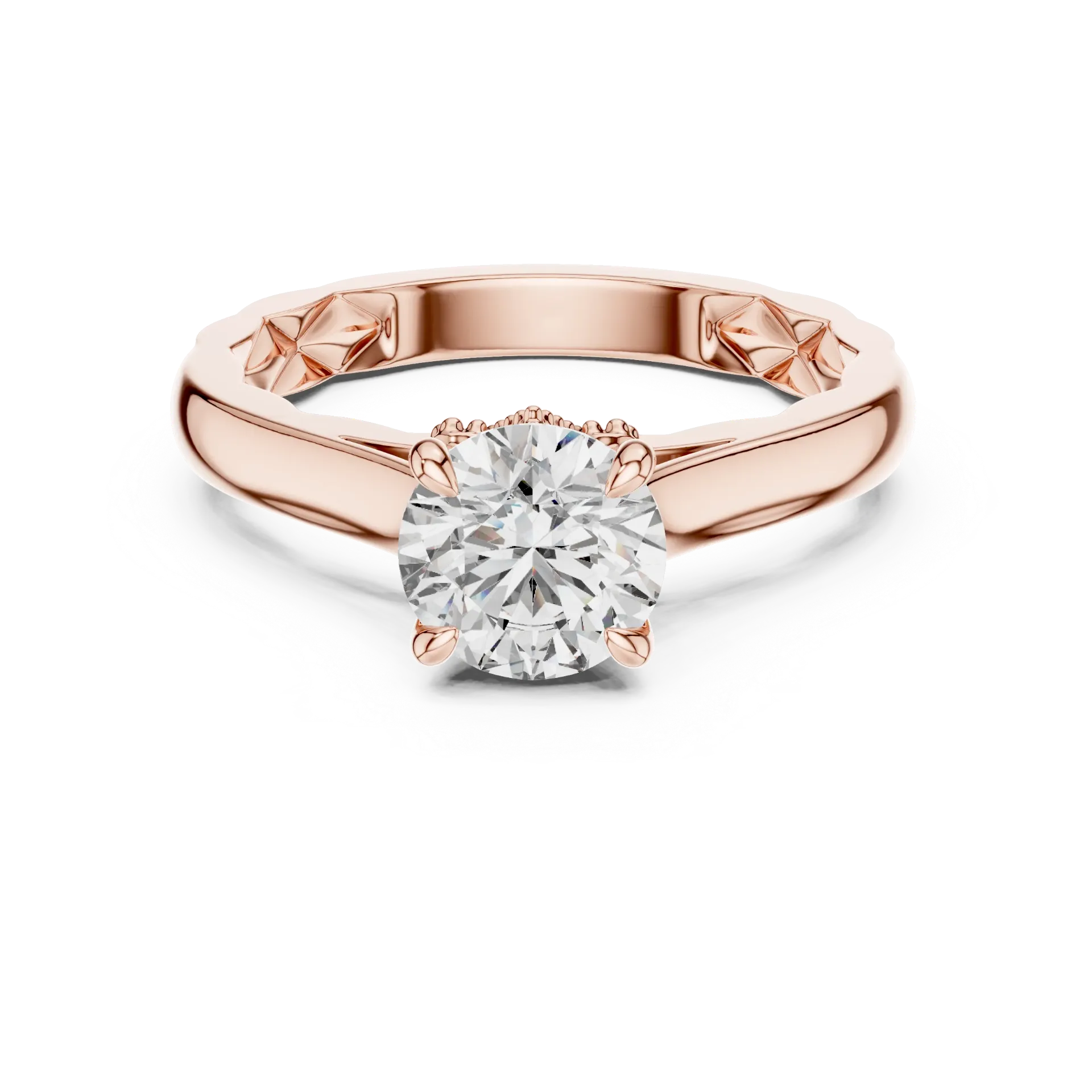1ct Brilliant Round Solitaire Ring