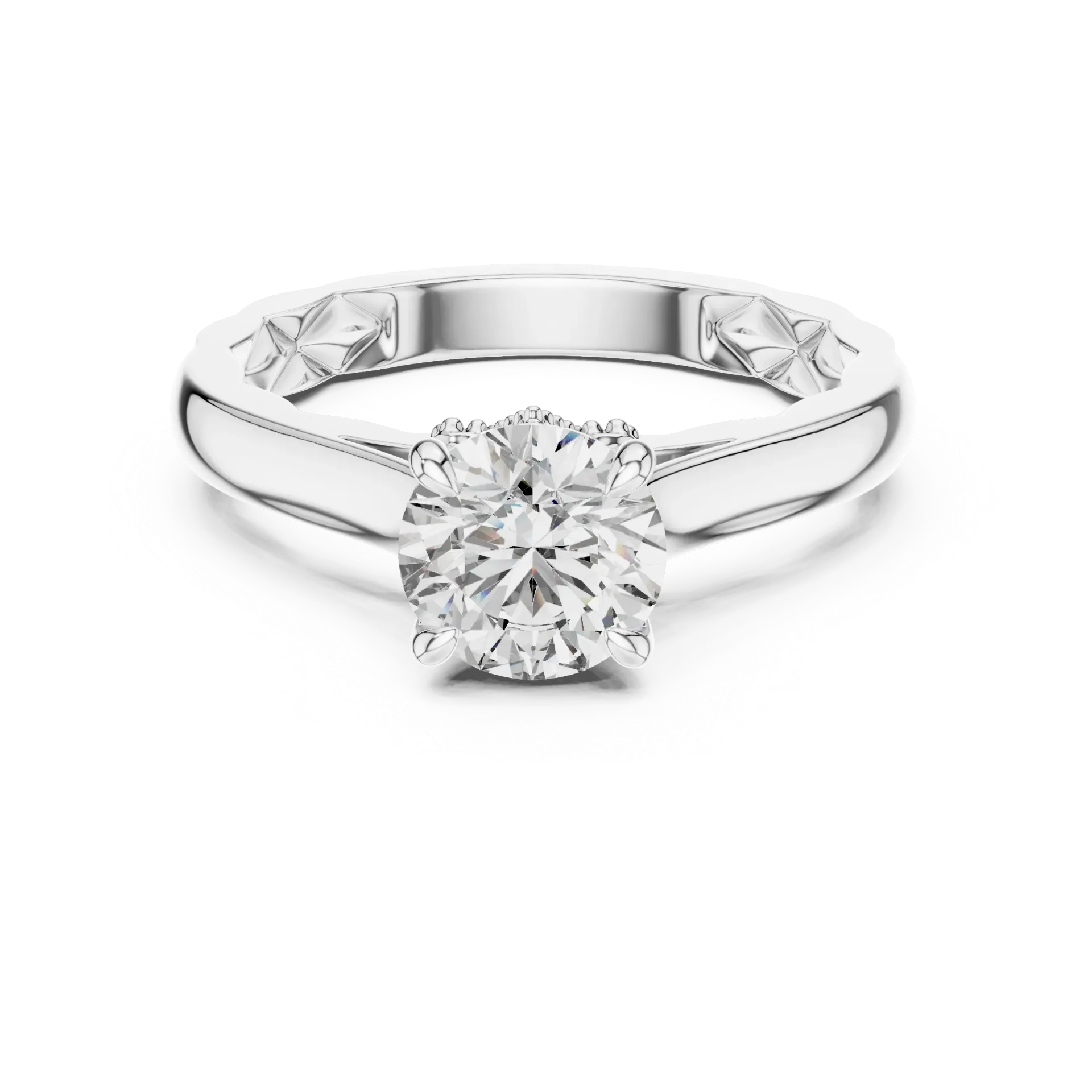 1ct Brilliant Round Solitaire Ring