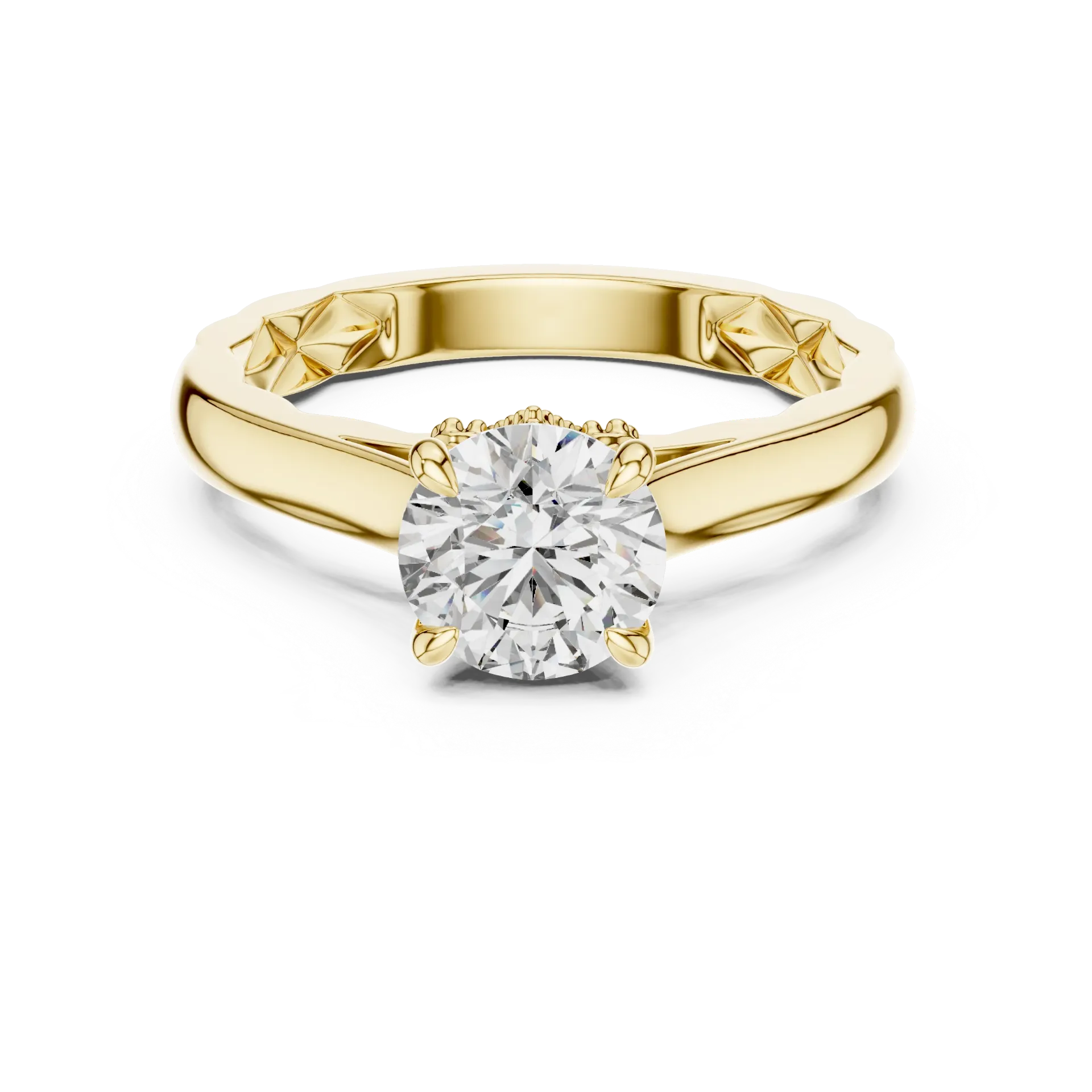 3ct Royal Solitaire Ring (Yellow)