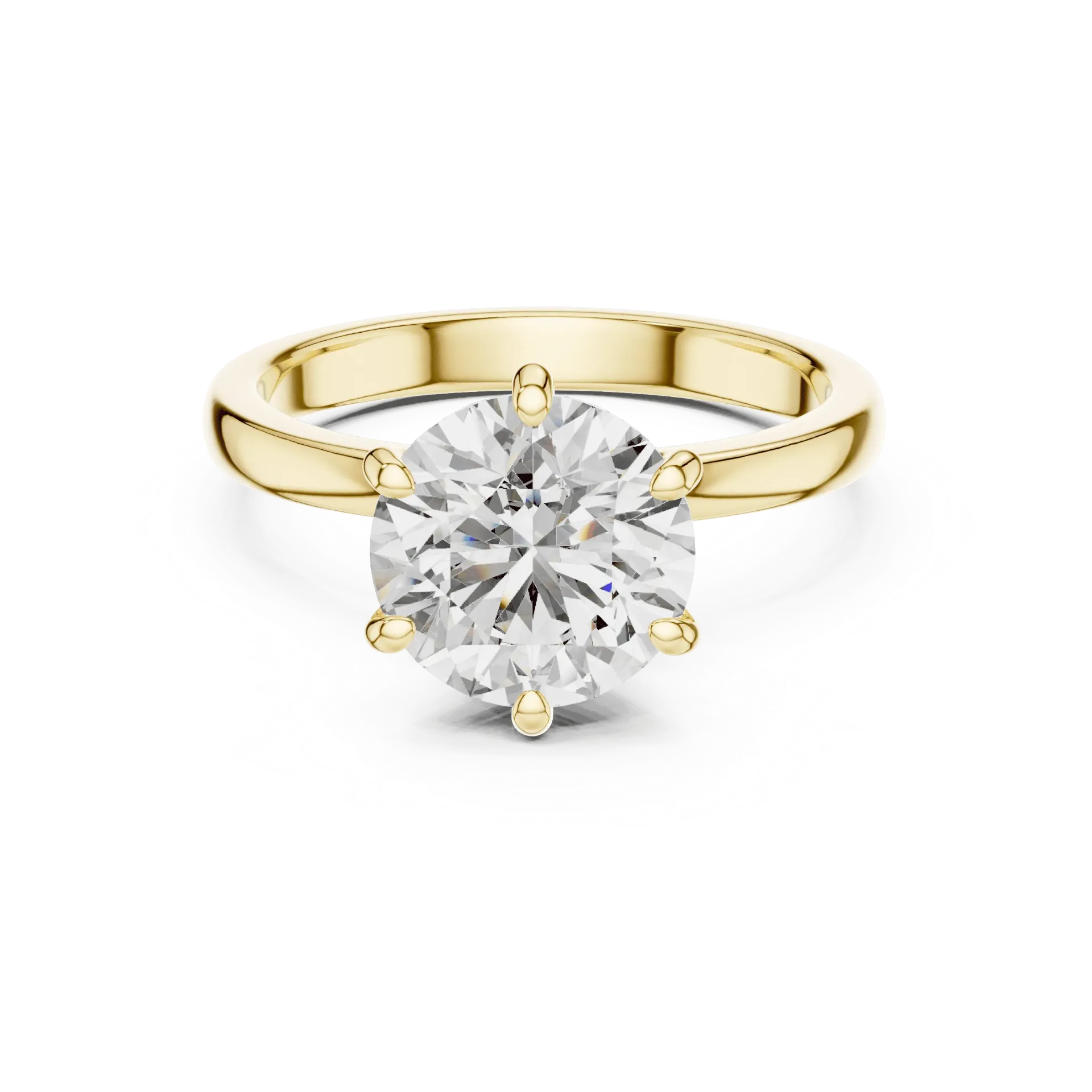 Classic Six-Prong Solitaire Ring