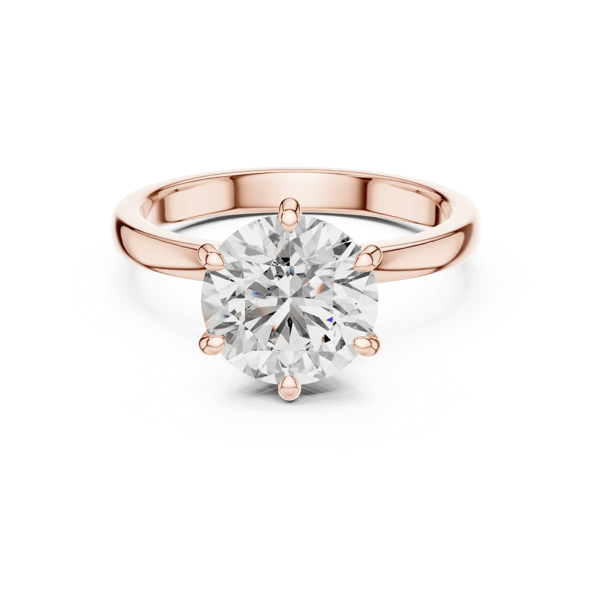 Classic Six-Prong Solitaire Ring