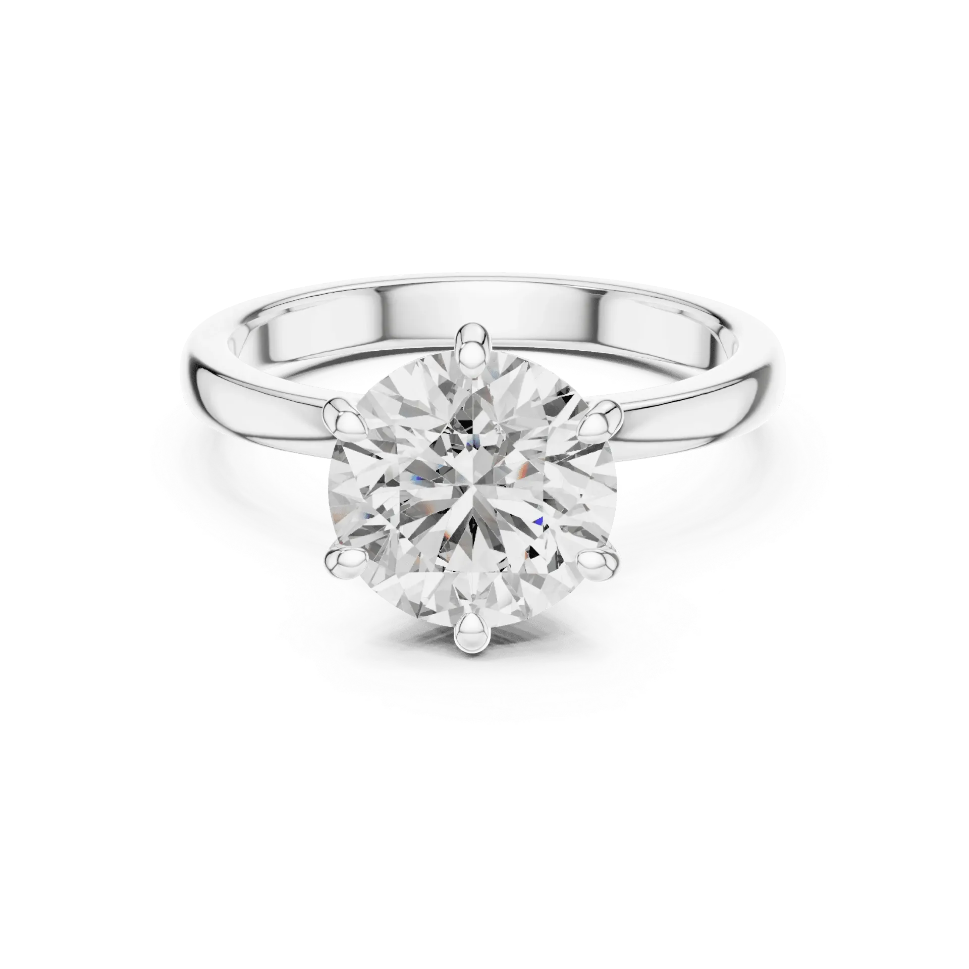 Classic Six-Prong Solitaire Ring