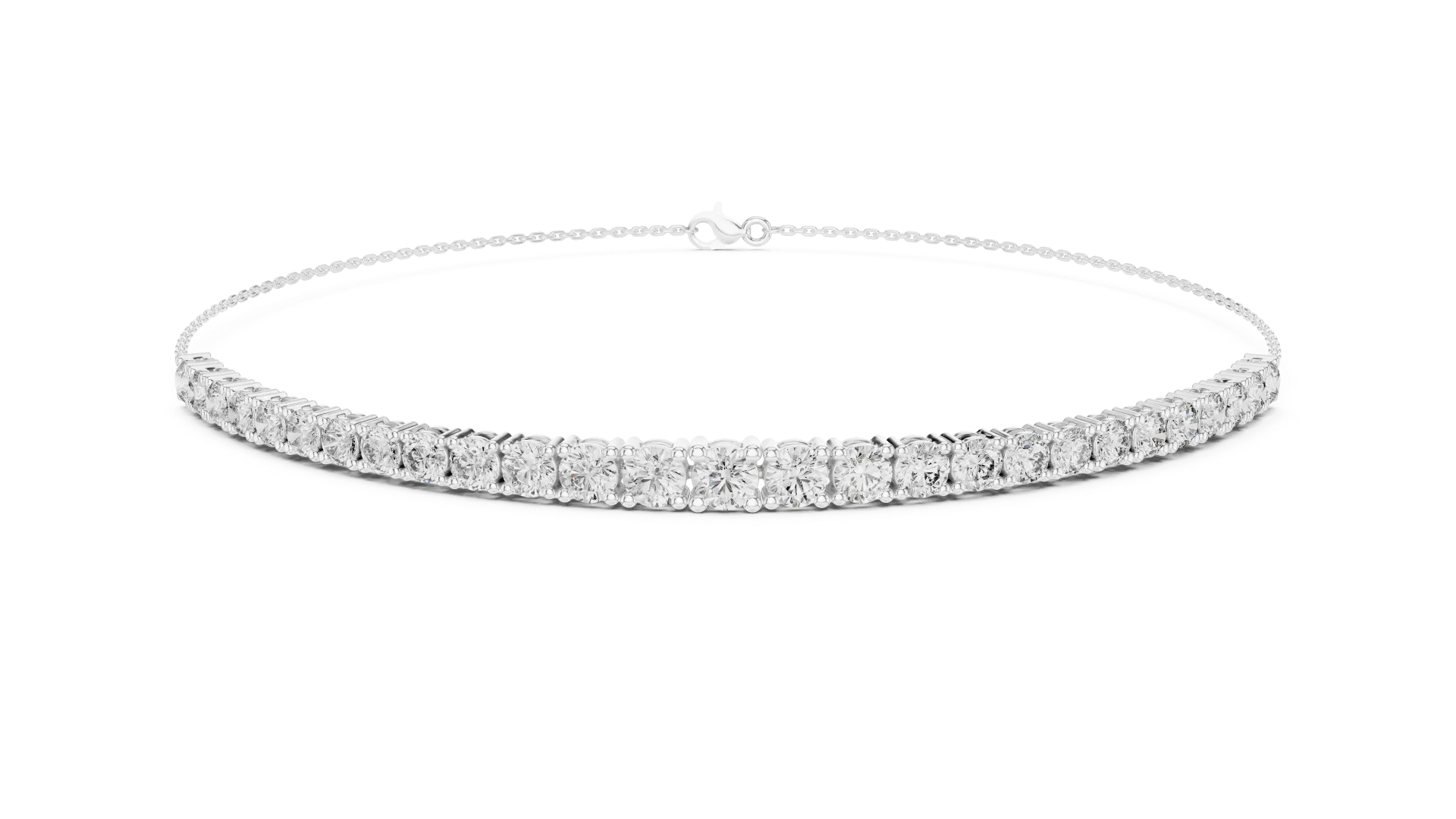 Half-Tennis Chain Bracelet