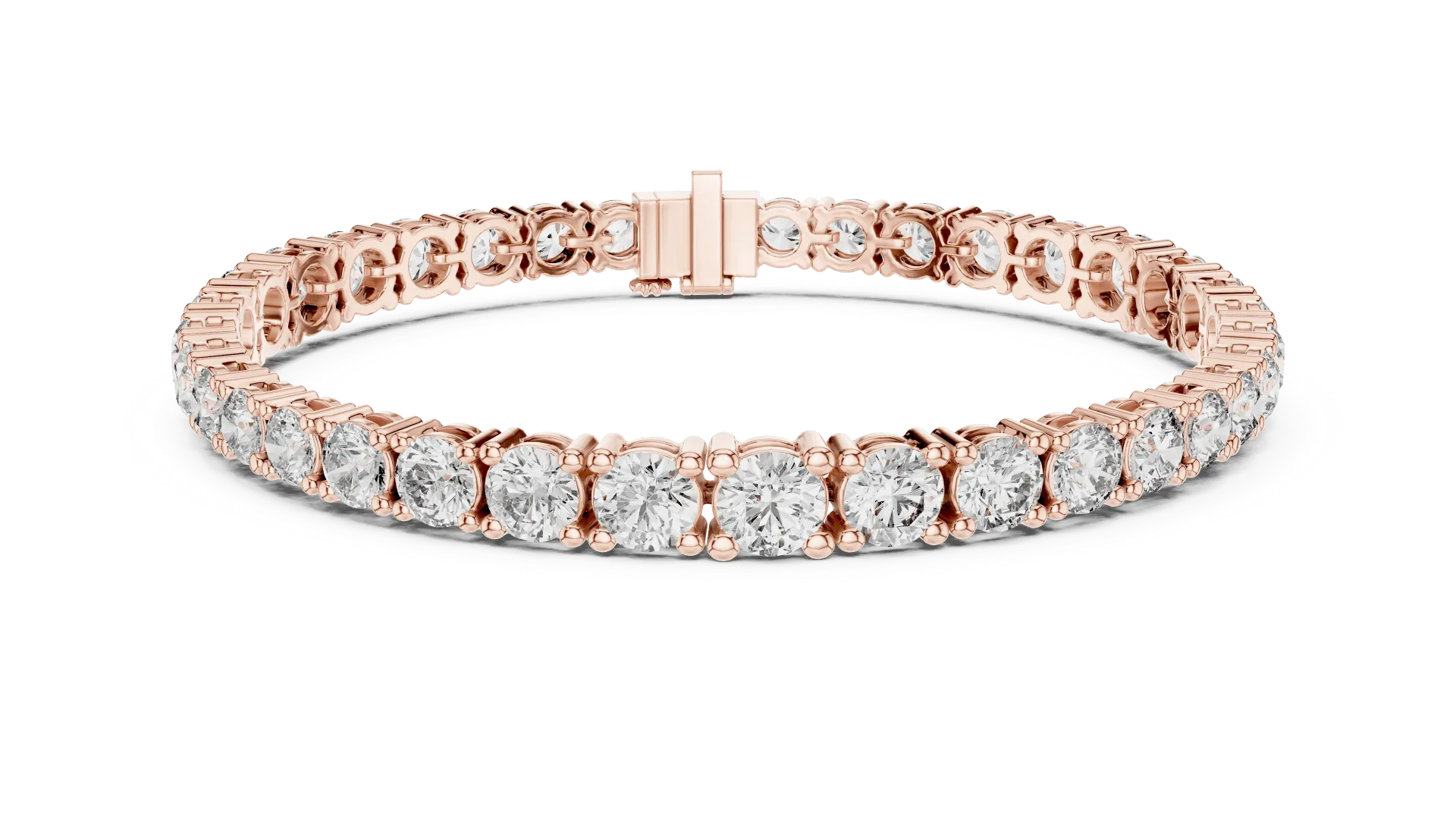 Classic Round Graduating Tennis Bracelet