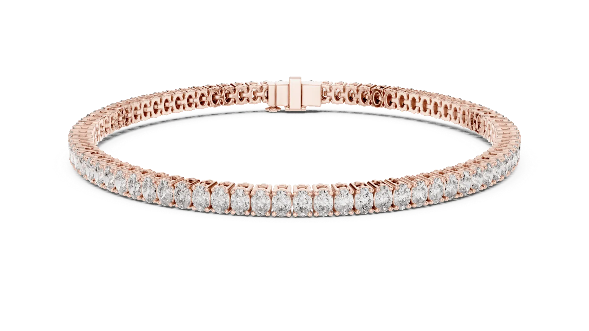 Classic Oval-Cut Tennis Bracelet