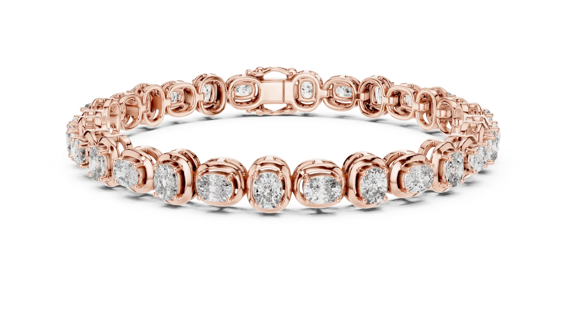 Chunky Oval Bezel Bracelet
