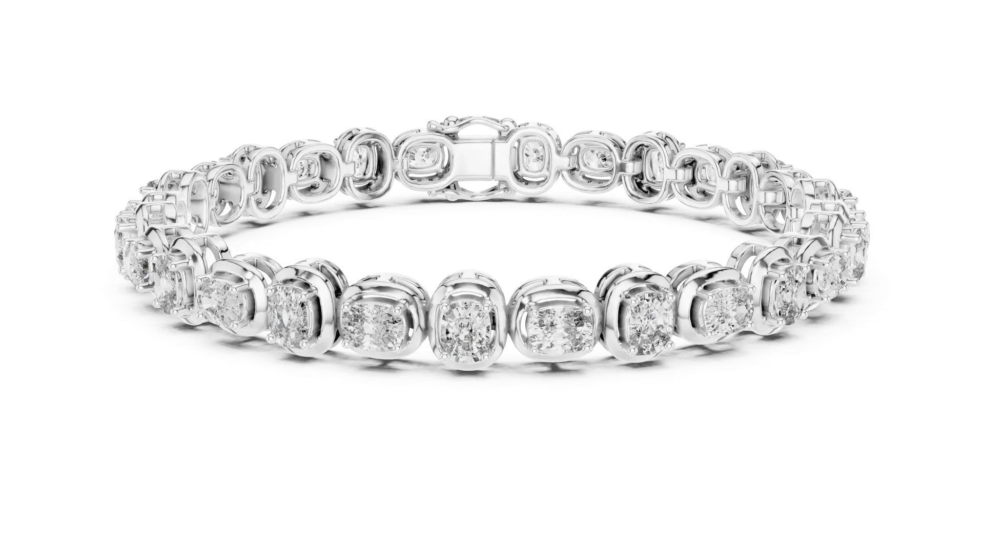 Chunky Oval Bezel Bracelet