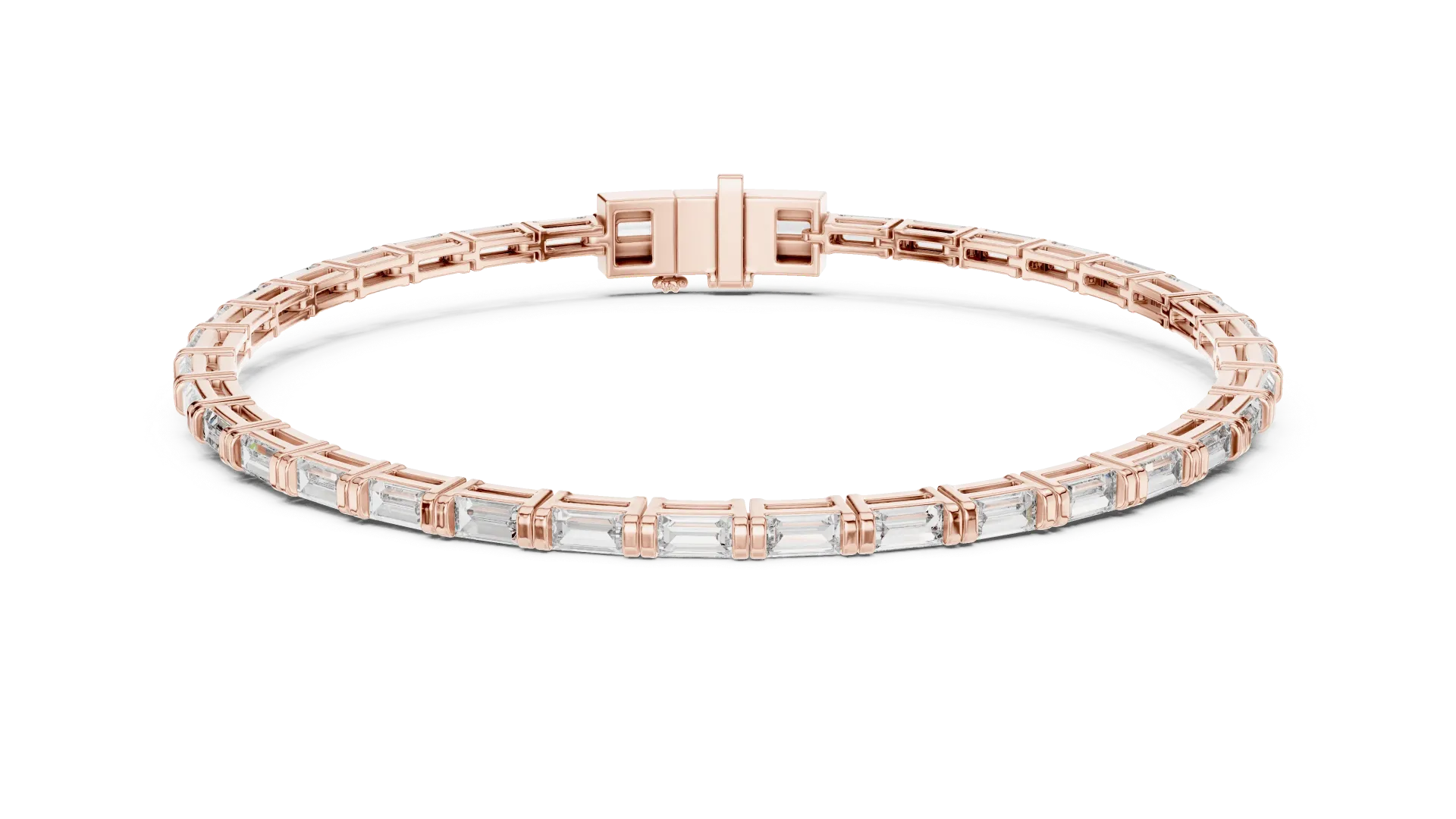 Sleek Baguette Bar Bracelet