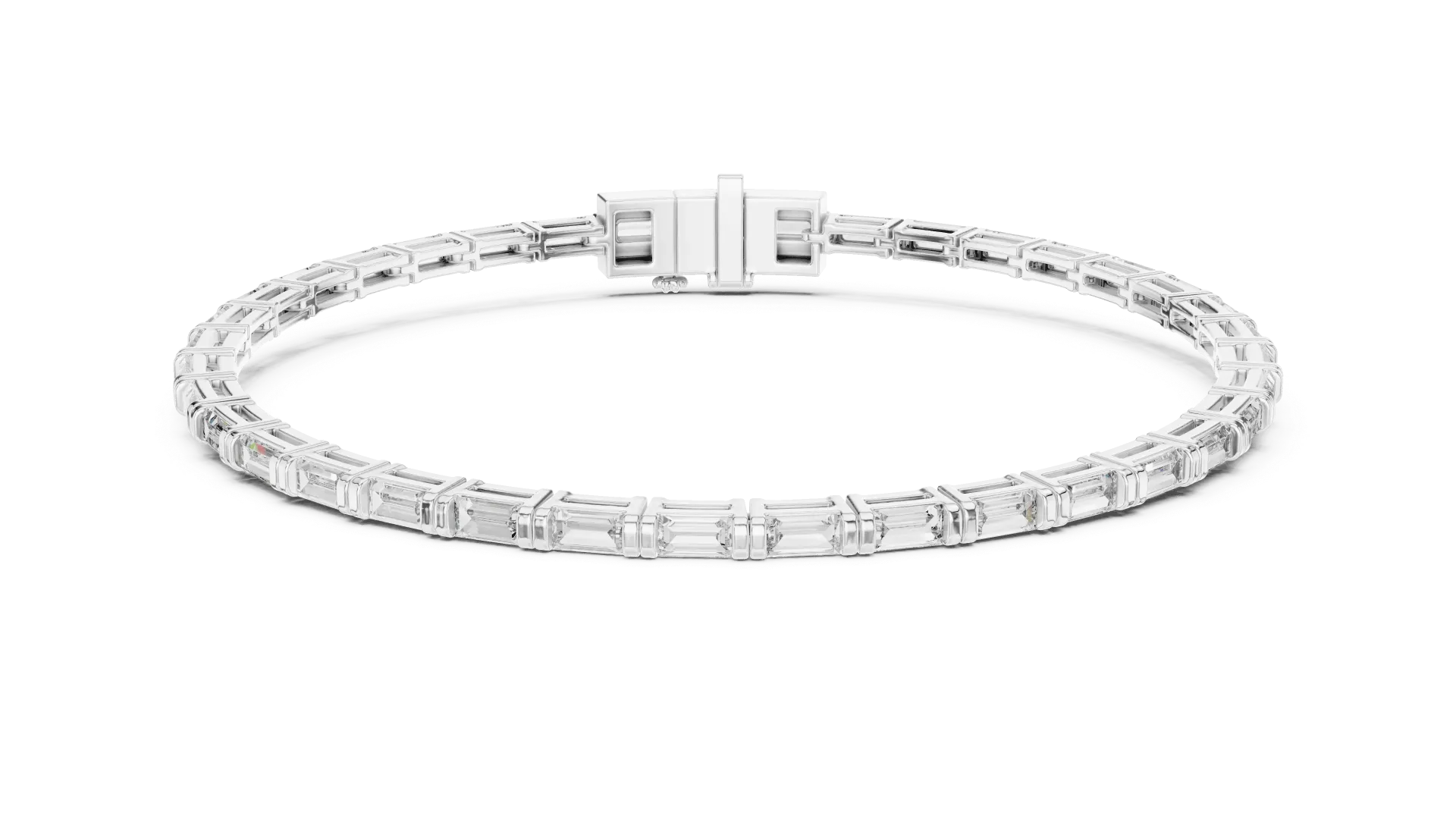 Sleek Baguette Bar Bracelet