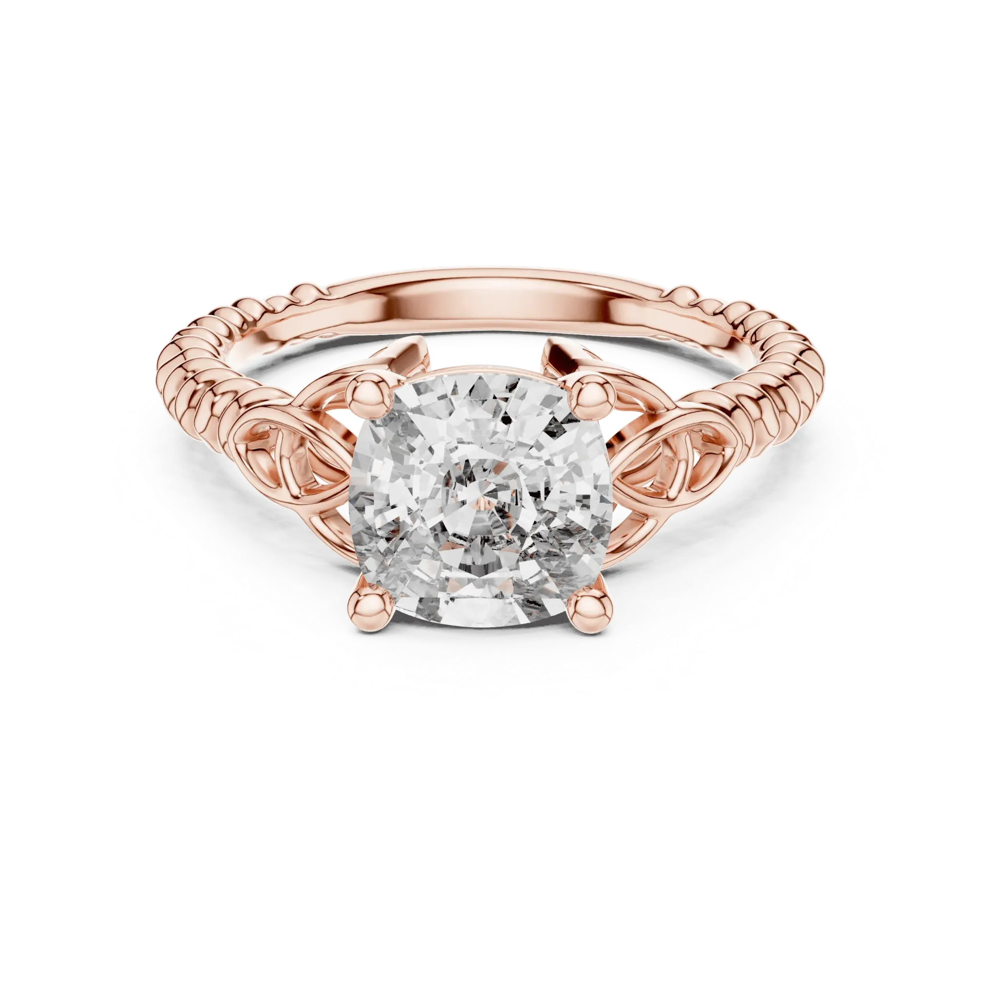 2.5ct Cushion Solitaire Ring