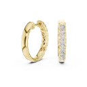 Classic Brilliant Diamond Hoops Earring