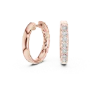 Classic Brilliant Diamond Hoops Earring