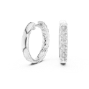 Classic Brilliant Diamond Hoops Earring